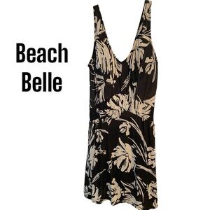 Beach Belle Floral One Piece Swimsuit sz 12